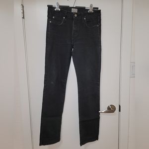 Naked & Famous Ash Black Stretch Denim Jeans W:32 L: 32